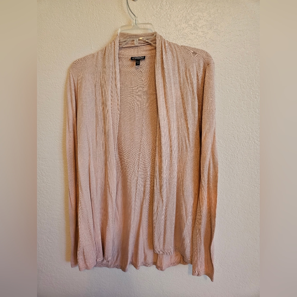 Pink cardigan